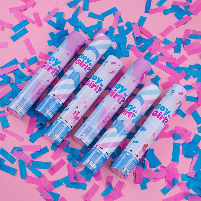 ConfettiGo Gender Reveal Cannons – Eco-friendly & OEM