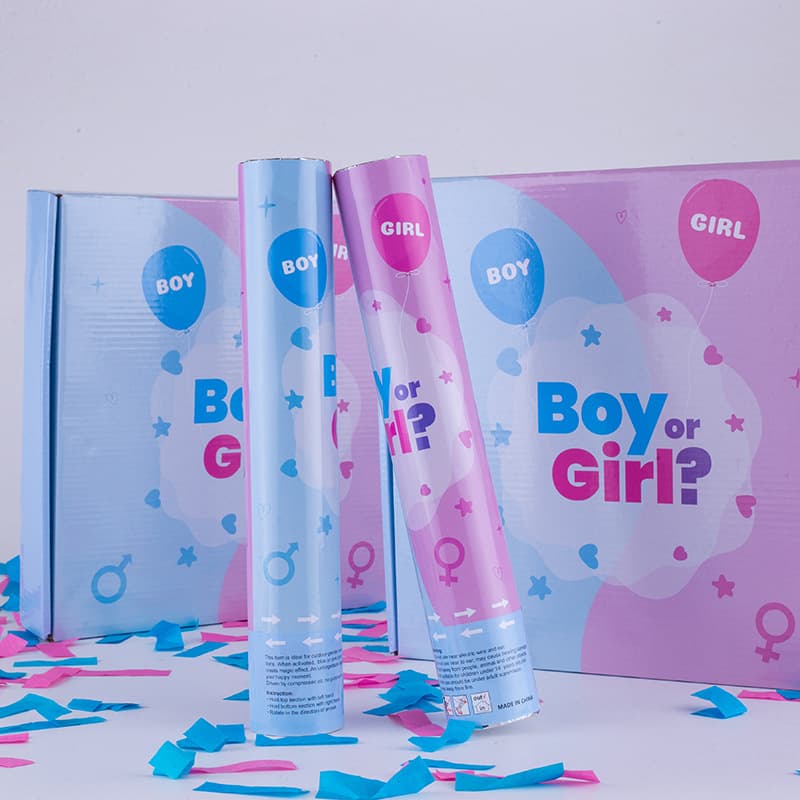ConfettiGo Gender Reveal Cannons – Eco-friendly & OEM