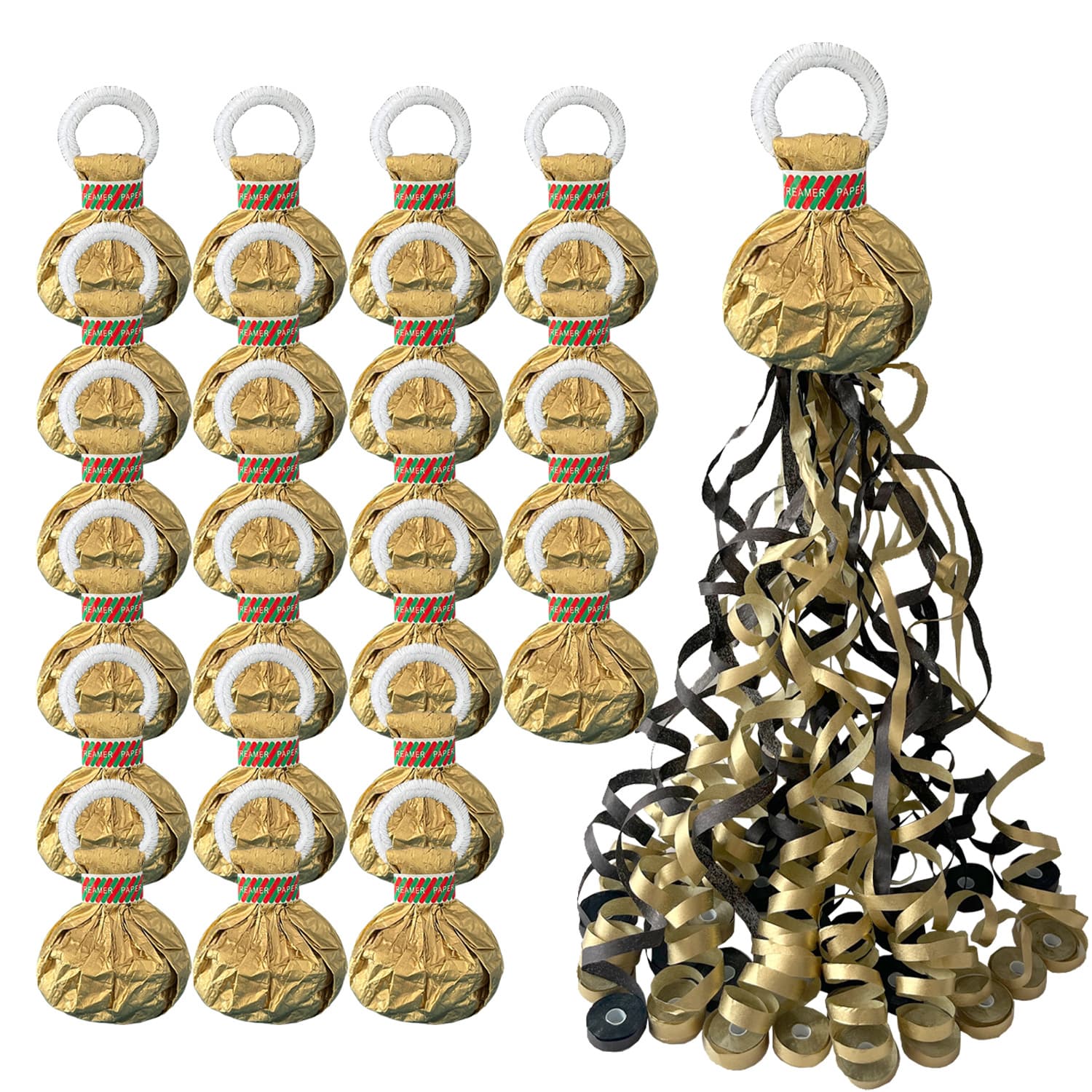 ConfettiGo 手抛彩带纸屑 - 30包压缩爆裂设计