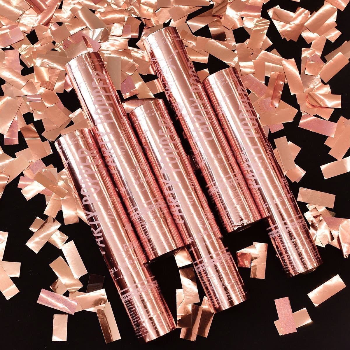 ConfettiGo Fireproof Gold Poppers – Premium & Safe