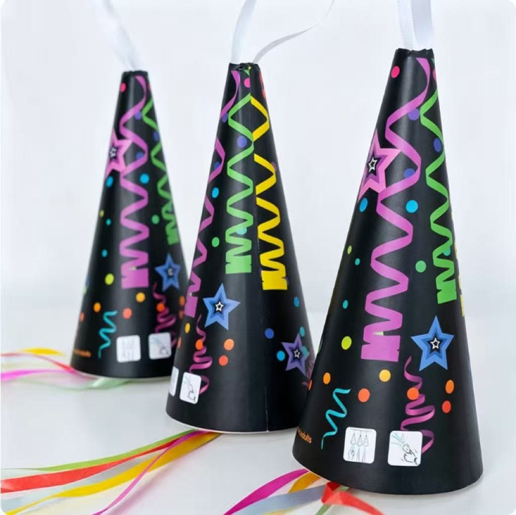 КонфеттиGo Ручные Бумажные Серпантины в виде Мороженого для Дней Рождения