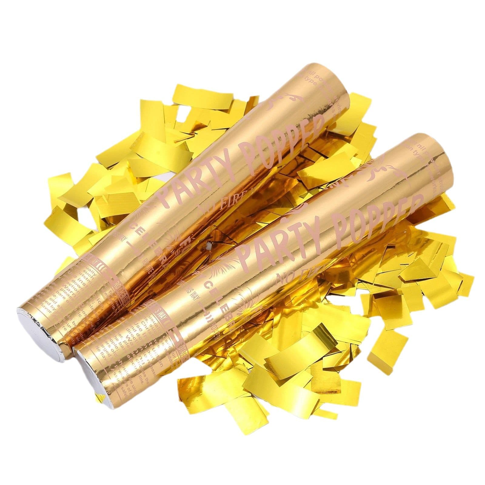 ConfettiGo Fireproof Gold Poppers – Premium & Safe