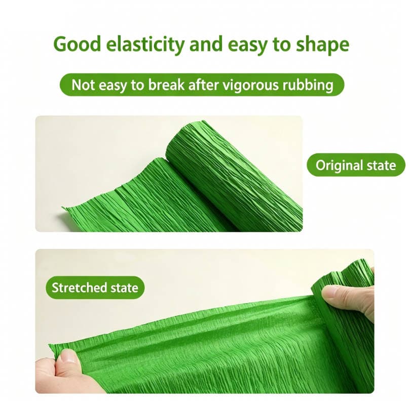 ConfettiGo Dicke Knisterpapierrollen für DIY-Blumenherstellung & Bastelarbeiten