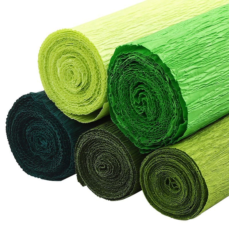 ConfettiGo Thick Crinkle Paper Rolls for DIY Flower Making & Crafts
