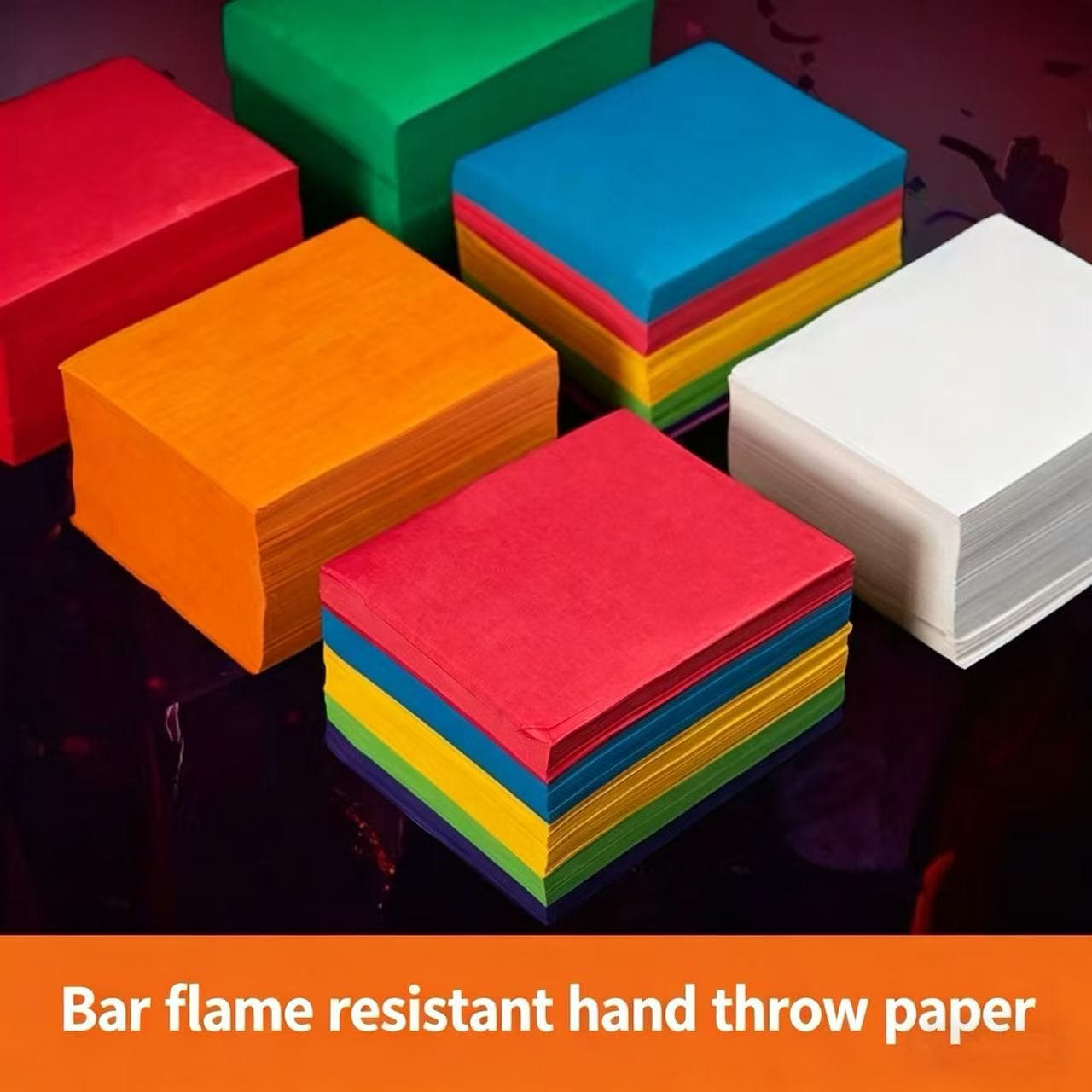 ConfettiGo Flammhemmendes Papierkonfetti - 1kg Großpackung für Nachtclubs & Veranstaltungen