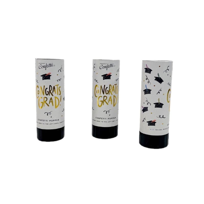 ConfettiGo Graduation Hand-Cranked Popper – Safe & Eco