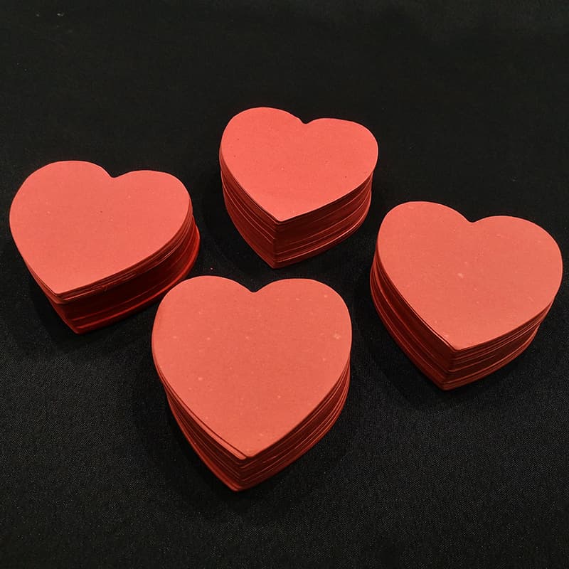 ConfettiGo Flame-Retardant Love Heart Confetti - Bulk Party & Bar Decor