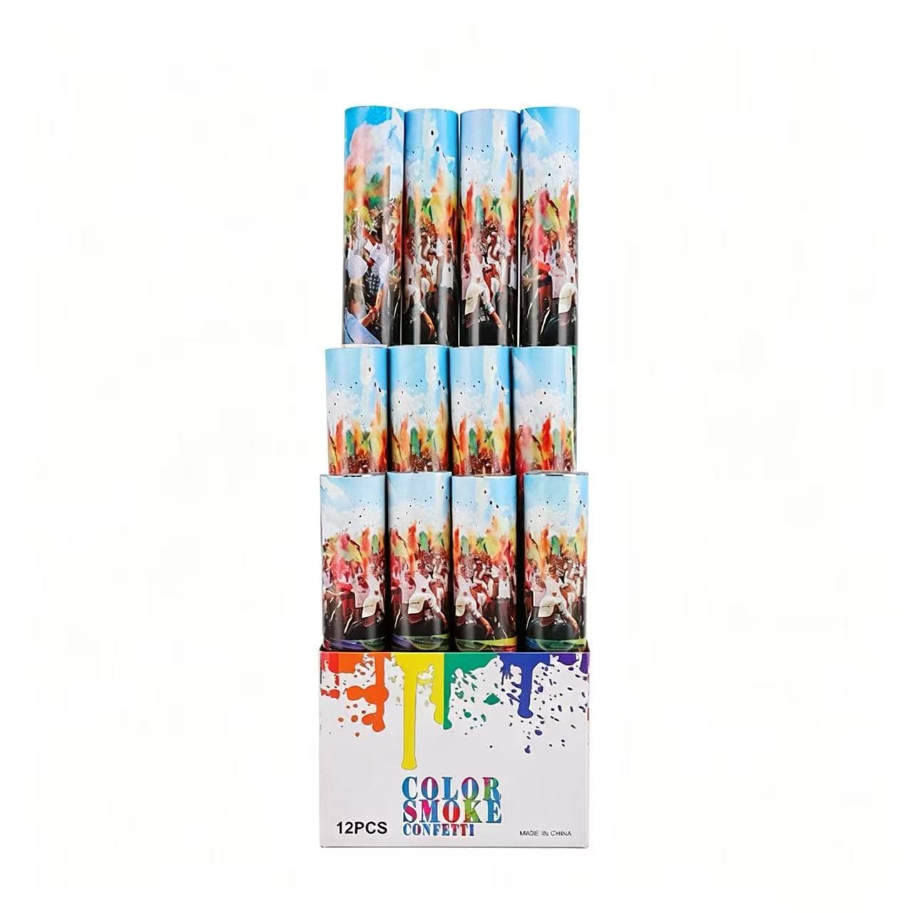 ConfettiGo Sicherer Farbrauchkanone ohne Pulver für Hochzeiten & Veranstaltungen ConfettiGo Sicherer Farbrauchkanone ohne Pulver für Hochzeiten & Veranstaltungen