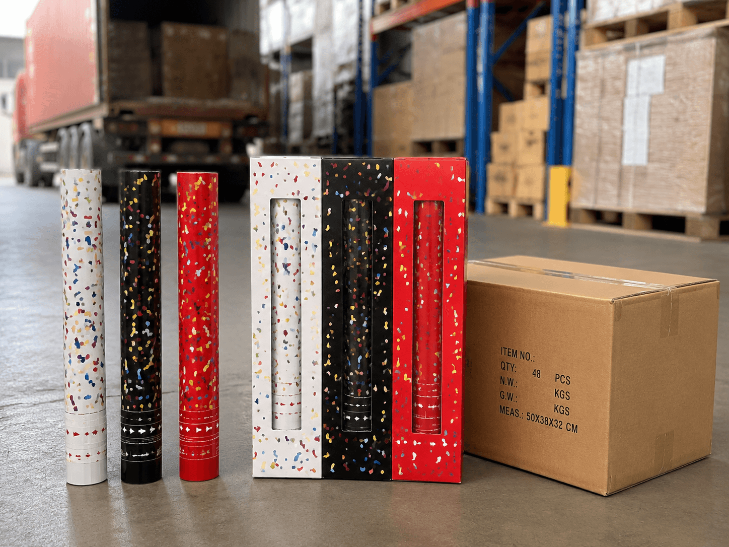 Les canons à confettis sont-ils des marchandises dangereuses ? Un guide d'expédition pour les importateurs